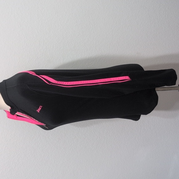 4/$12 ASICS Women's Black and Pink Long Sleeve Running Top Pullover Size Small - Picture 5 of 9